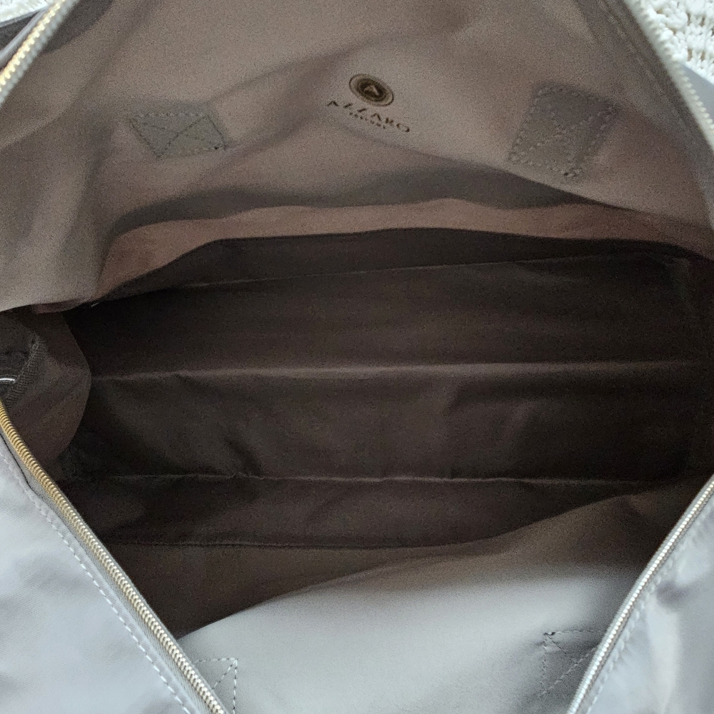 NWT Azzaro Gray Weekender Duffle Bag - Picture 12 of 13